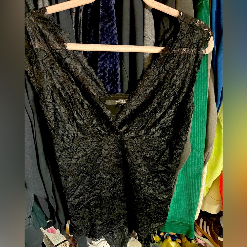 Guess lace top bodysuit